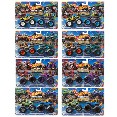 Mua Hot Wheels 986P FYJ64 Monster Truck 1 64 2 Pack Assorted Set Of 2 Set Of 8 Sold In Box
