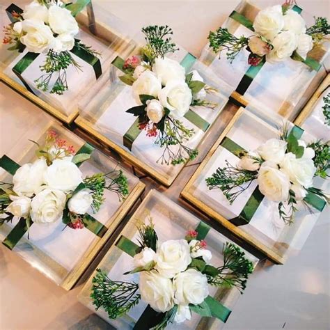 Design Hantaran Exclusive Wedding Flower Packages Bridal Gift