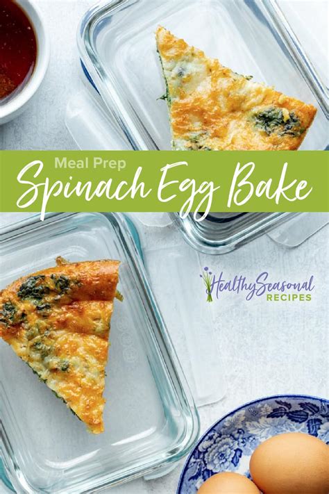 Spinach Egg Bake - Healthy Seasonal Recipes