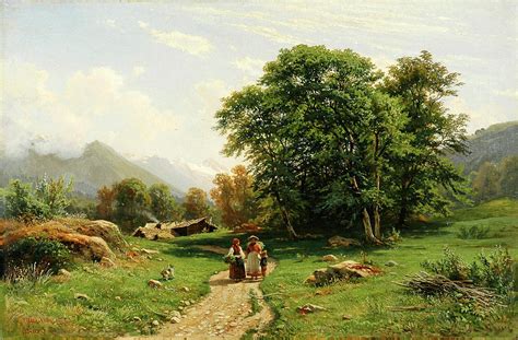 Swiss Landscape Painting by Ivan Shishkin