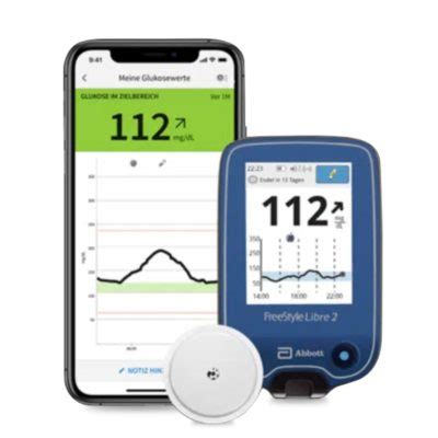 Abbott Freestyle Libre 2 Sensor Continuous Glucose Monitoring Device