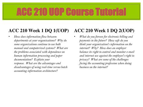 PPT ACC 210 UOP Learning Guidance Tutorialrank PowerPoint