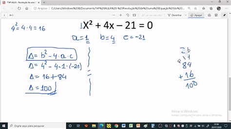 Aula EquaÇÃo Do 2º Grau Completa 9º Ano Youtube