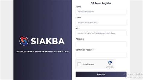 Panduan Cara Buat Akun Siakba Kpu Untuk Pendaftaran Ppk Pps Dan Kpps