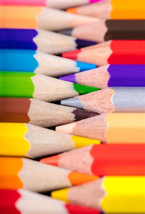 Colored Pencils Close Up Stock Image Image Of Object