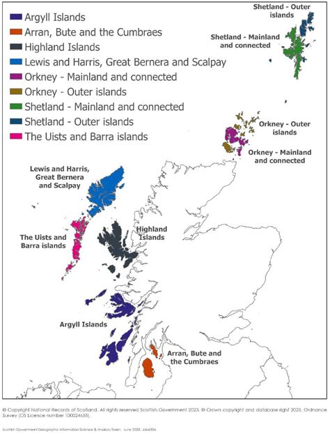 Scottish Island Regions Overview Scottish Island Regions