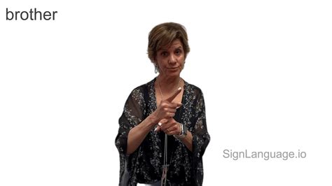 Brother in ASL - American Sign Language - 1 Video Examples