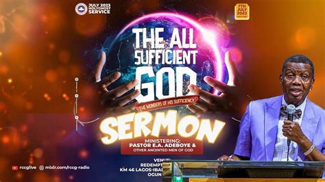 Rccg July Holy Ghost Service Youtube