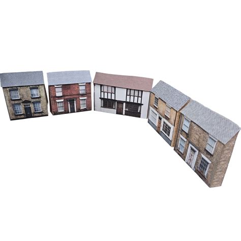 HO Scale Countryside Houses - Scale Model Buildings