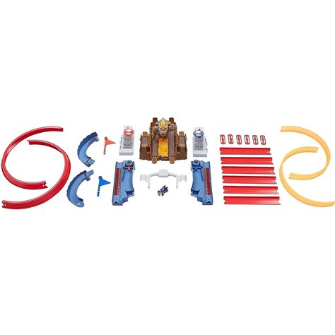 Игровой набор Хот Вилс Набор Марио Карт Hot Wheels Mario Kart Bowsers Castle Chaos Modular