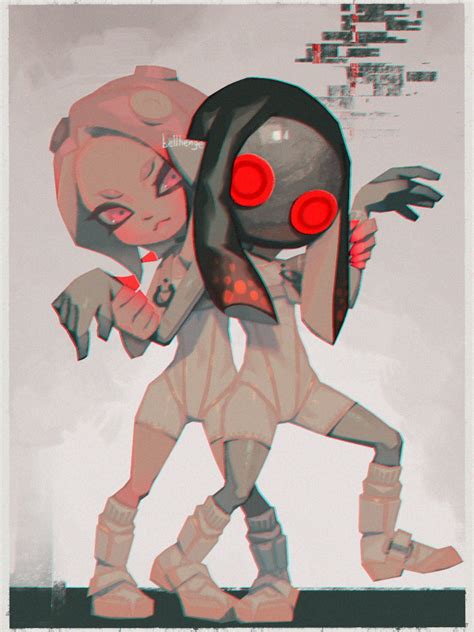 Octoling Player Character Octoling Girl Agent And Parallel Canon