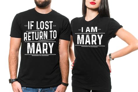 Couple Custom T-shirt Funny Couple Matching If Lost Return to - Etsy