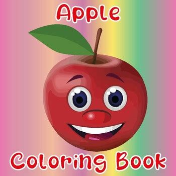 Apple coloring book - Apple coloring pages by abdell hida | TPT