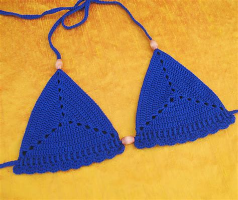 Ravelry Sand Dollar Bikini Top Pattern By Julie King