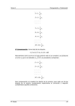 Triangulacion Y Trilateracion Topografia Pdf