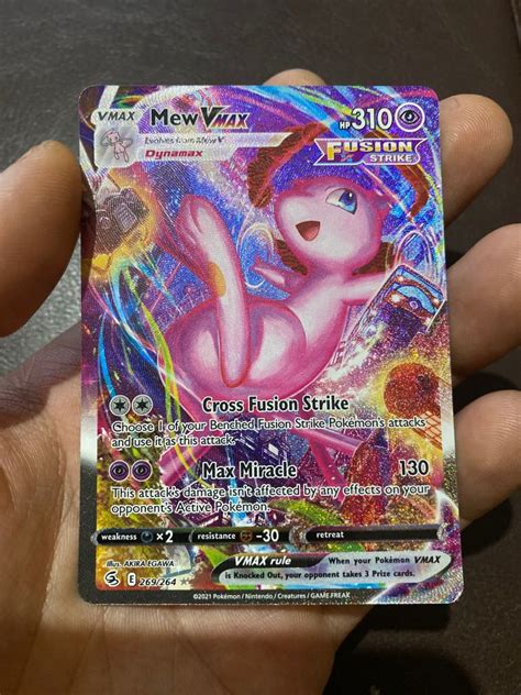 Mew vmax alternate art 269 264 aa Pokémon card Hobbies Toys Toys