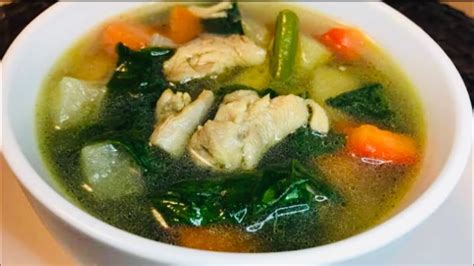 Sinabawan Manok At Gulay Chicken Vegetable Soup Recipe Youtube