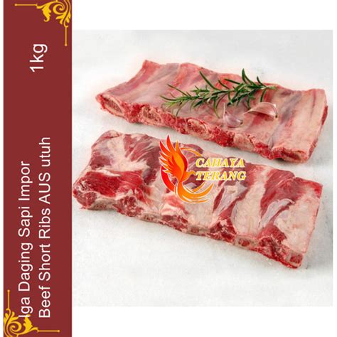 Jual Iga Daging Sapi Utuh Potong Import Beef Short Ribs Shortrib Aus 1