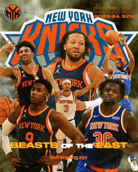 New York Knicks 2023-24 Season Promo Poster on Behance