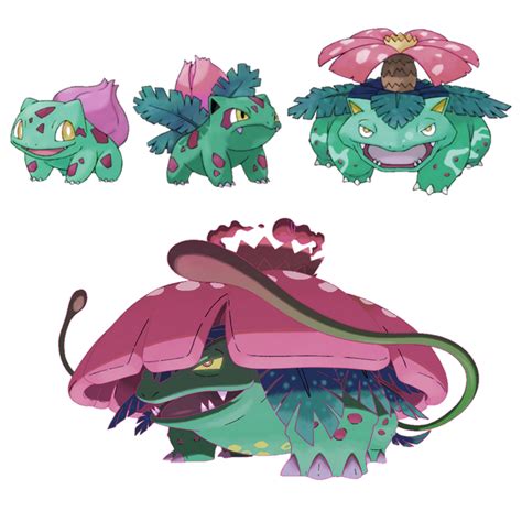 Bulbasaur concept (shiny) by SonLucasX on DeviantArt