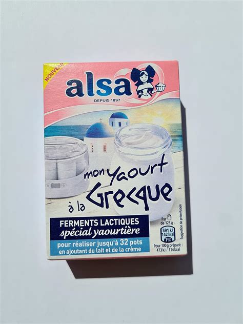 ALSA Mon Yaourt a la Grecque Ferments lactiques spécial yaourtière