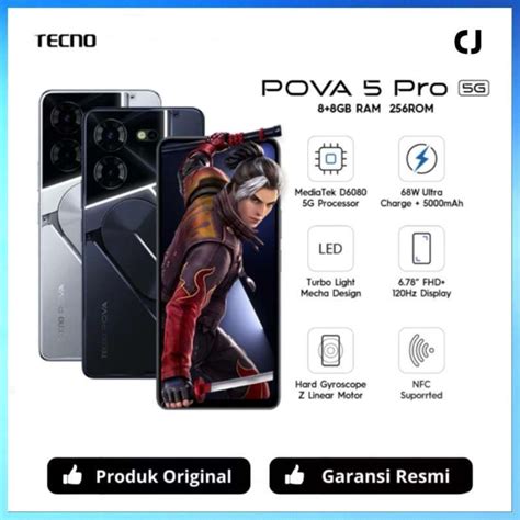 Jual Tecno Pova Pro G Gb W Super Fast Charging Fhd