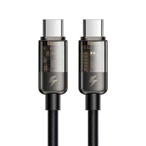 Mcdodo Ca Auto Power Off Type C To Lightning Transparent Data Cable