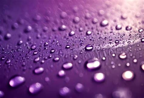 Premium Photo A Purple Background With Water Droplets On It And A