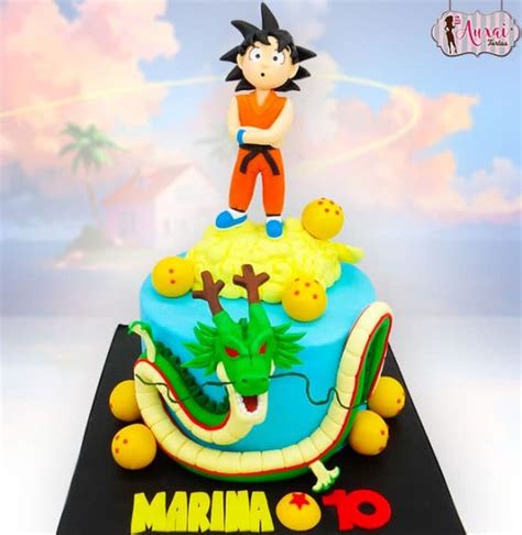 Tarta Goku Drag N Akira Toriyama Tartas Personalizadas En Madrid