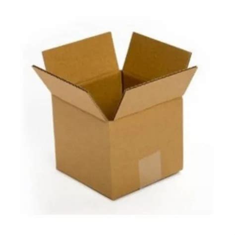 Brown 5 Ply Kraft Paper Corrugated Packaging Box Box Capacity 6 10 Kg