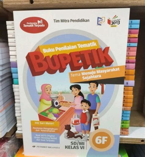 Buku Bupetik Jilid F Untuk Sd Mi Kelas Vi Erlangga Lazada Indonesia