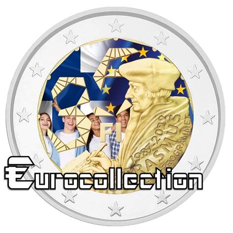 2 Euro Finlande 2022 Programme Erasmus Couleur 1 Eurocollection Shop