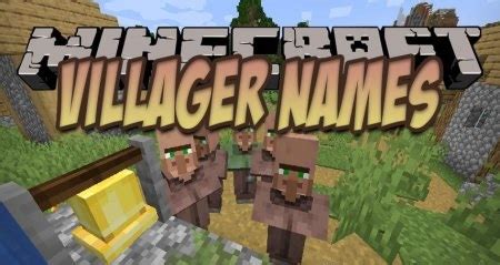 Villager Names for Minecraft 1.14.4