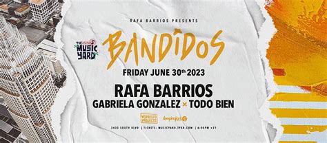 BANDIDOS Ft RAFA BARRIOS Tickets At Music Yard In Charlotte By Music