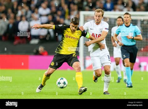 London Uk 13th Sep 2017 Sokratis Papastathopoulos Dortmund Harry