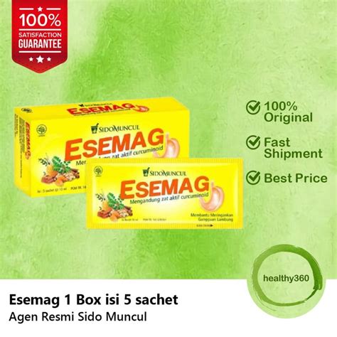 Jual Esemag Box Isi Sachet Sakit Perut Lambung Maag Agen Resmi Sido