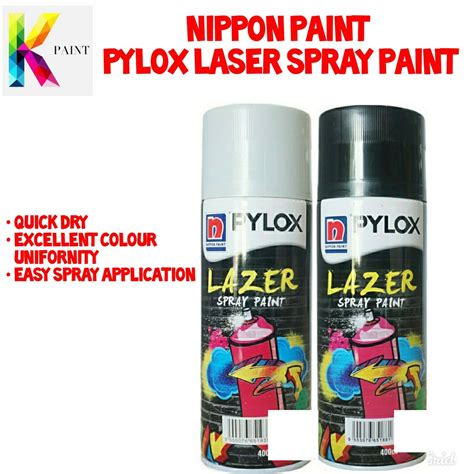 Nippon Paint Pylox Lazer Spray Paint 400CC Shopee Malaysia