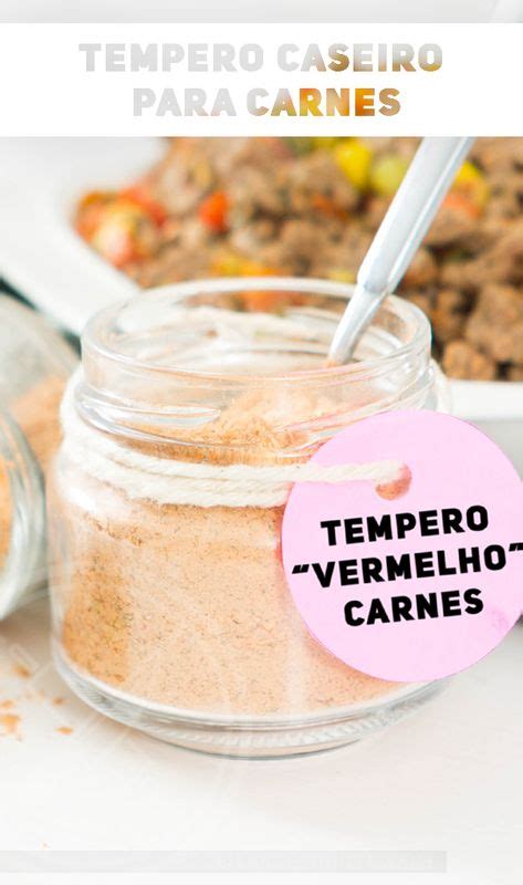 Tempero Vermelho em Pó para Carnes Receita Temperos Tempero