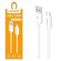 Cabo Carregador Usb Type C 3 1a 1m Branco Lehmox