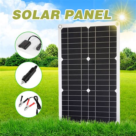 Profession Elles 200w 12V Solarpanel Kit Dual USB Anschluss Netz Unabh