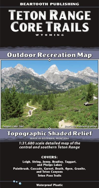 Teton Range Core Trails | Beartooth Publishing