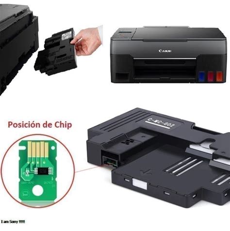 Chip Para Caja De Mantenimiento Canon G2160 G3160 Camo Systems Peru