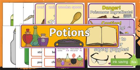 Witch And Wizard Potion Workshop Role Play Pack