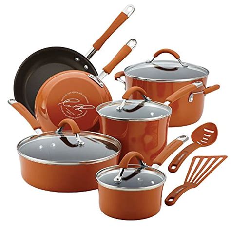 Rachael Ray Cucina Hard Porcelain Enamel Nonstick Cookware Pots And