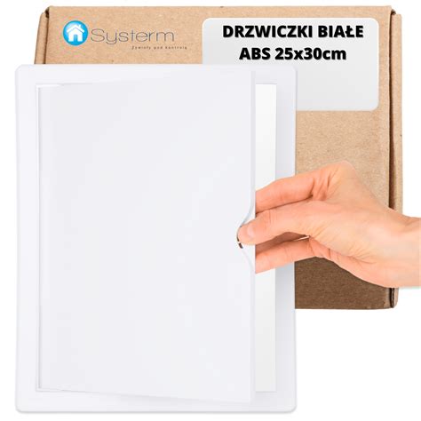 DRZWICZKI REWIZYJNE PLASTIKOWE 25x30 BIAŁE ABS 250x300mm rewizja biała