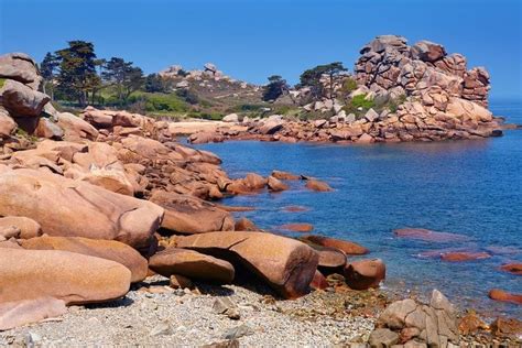 La Côte de Granit rose Cote de granit rose Bretagne Paysage france