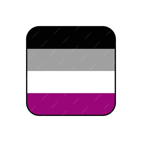 Premium Vector Vector Lgbt Flag Lgbtq Flag Asexual Pride Flag