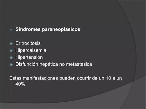 Carcinoma de células renales PPT