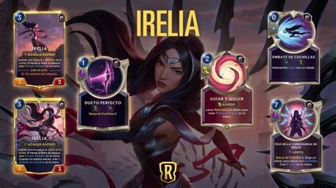 Riot Presenta A Irelia En Legends Of Runeterra Como Nueva Carta De Campeón