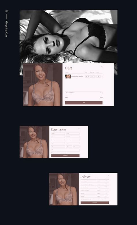 Dimanche Lingerie New Website Redesign On Behance